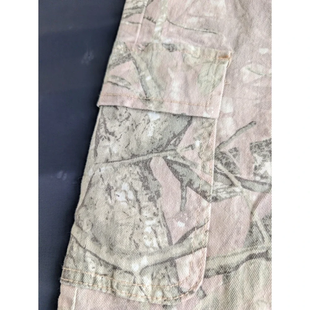 Disclosure Cargo Pants Mens 29x30 Multicolor Camo Cotton Twill Straight Leg